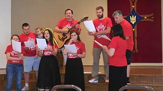 [photo, Chorus, Baltimore Ukrainian Festival, St. Michael Ukrainian Catholic Church, 2401 Eastern Ave., Baltimore, Maryland]