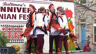 [photo, Dancers at Ukrainian Festival, St. Michael Ukrainian Catholic Church, 2401 Eastern Ave., Baltimore, Maryland]