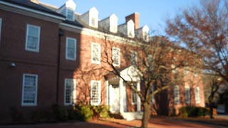 [photo, Legislative Services Building, 90 State Circle (from State Circle), Annapolis, Maryland]