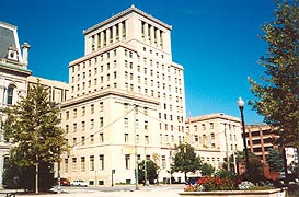 [photo, Abel Wolman Municipal Building, 200 North Holliday St., Baltimore, Maryland]