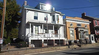 [photo, Town Hall, 21 North Main St., and Town Hall Annex, 19 North Main St., Boonsboro, Maryland]