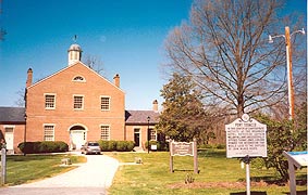 [photo, Restored Charles County Courthouse, Port Tobacco, Maryland]